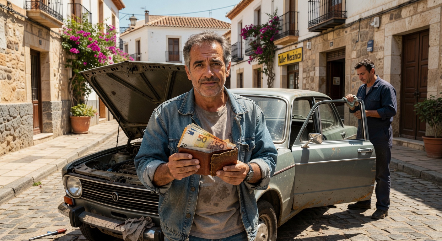 Arreglo de coche con ahorros de emergencia