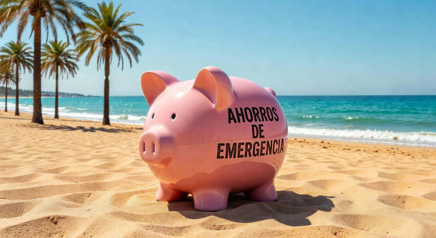 Vista oceánica frasco de ahorros