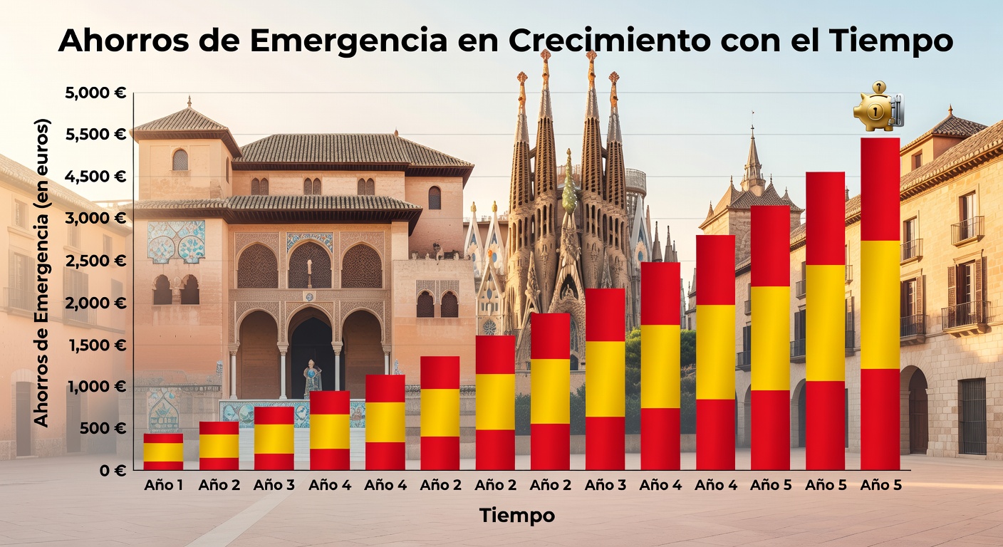 Crecimiento del ahorro España bandera